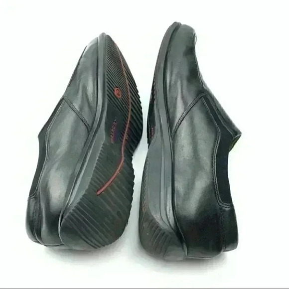 Report flats size 10 black leather loafers - Picture 6 of 11